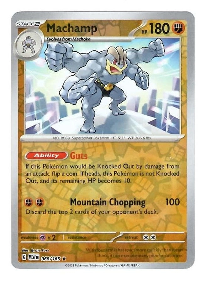Pokémon Machamp 068/165 - Reverse Foil