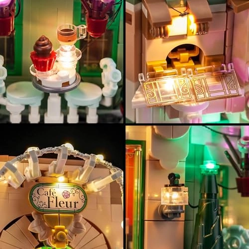 LED Light Set (10362) - Compatible with French Café USB Battery