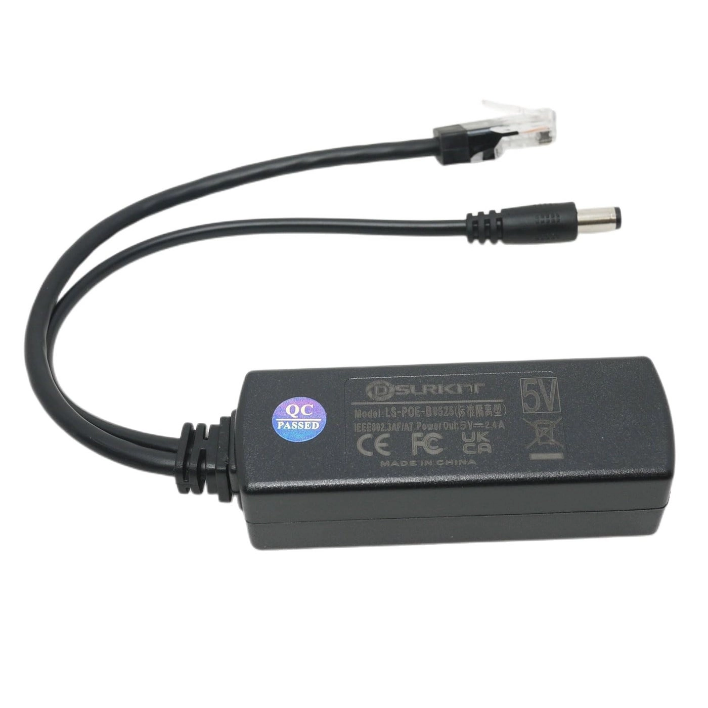 Active PoE Splitter - 48V to 5V 802.3af