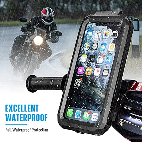 Universal Bike Phone Holder - 360° Rotatable Detachable Compatible with Phone 12 Pro/12/12 Mini