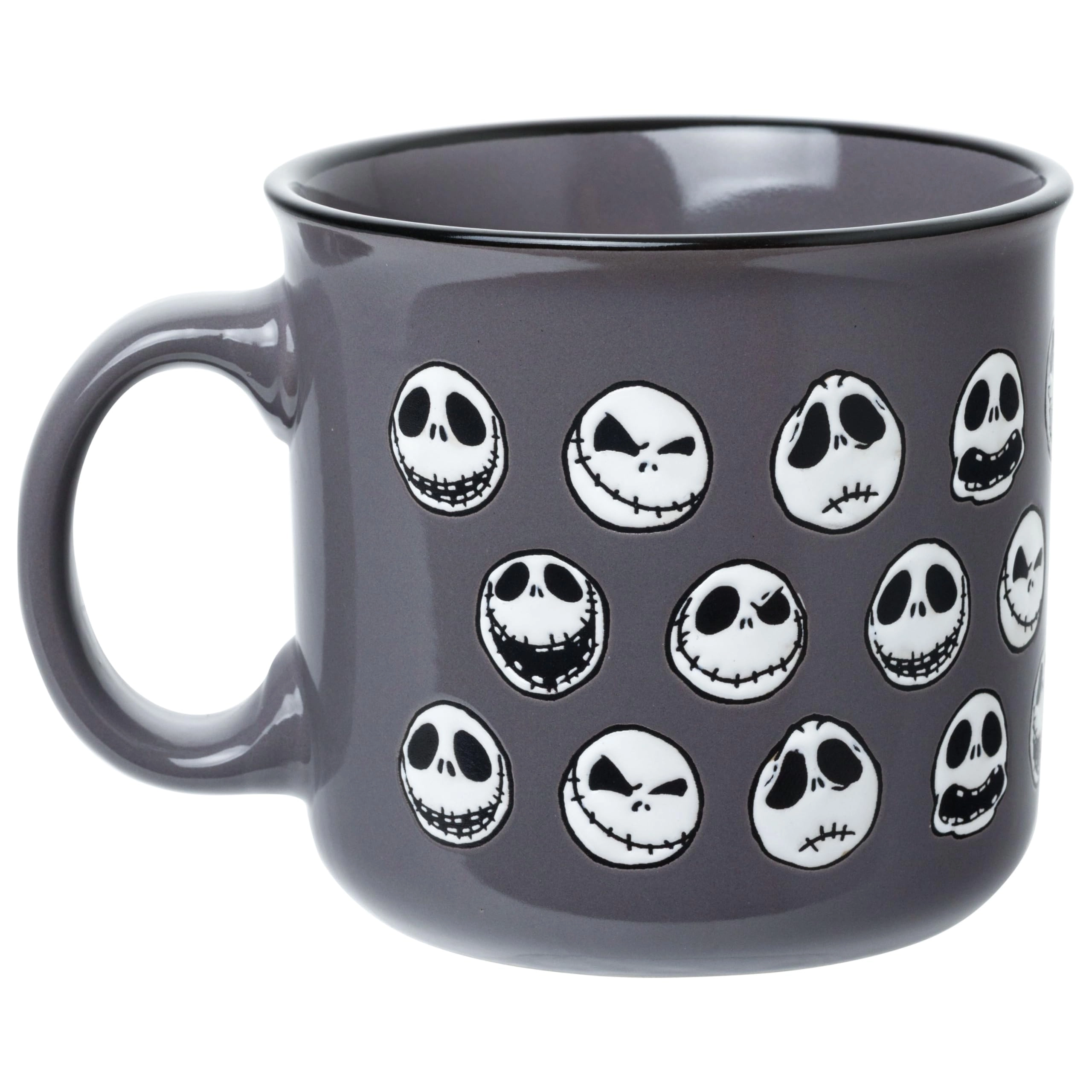 Nightmare Before Christmas Jack Expressions Wax Resist Ceramic Camper Mug - 1 pcs