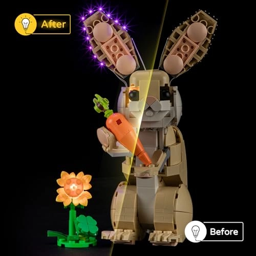 LED Light for LEGO-31162 Creator 3-in-1 The Adorable Rabbit Model Building Blocks