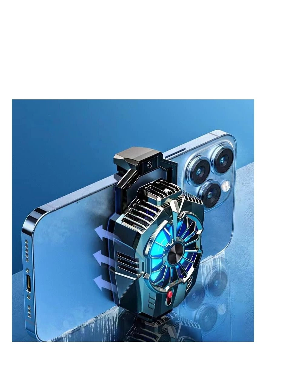 Phone Cooling Fan - Semi-Conductor Cooling Chip Compatible for iPhone & Android Smartphones