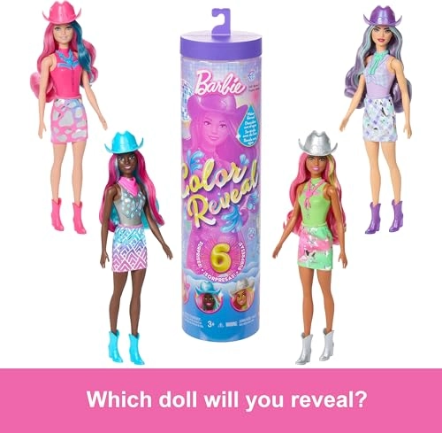 Barbie Color Reveal Disco Star Series - Plastic Girls Ages 3+
