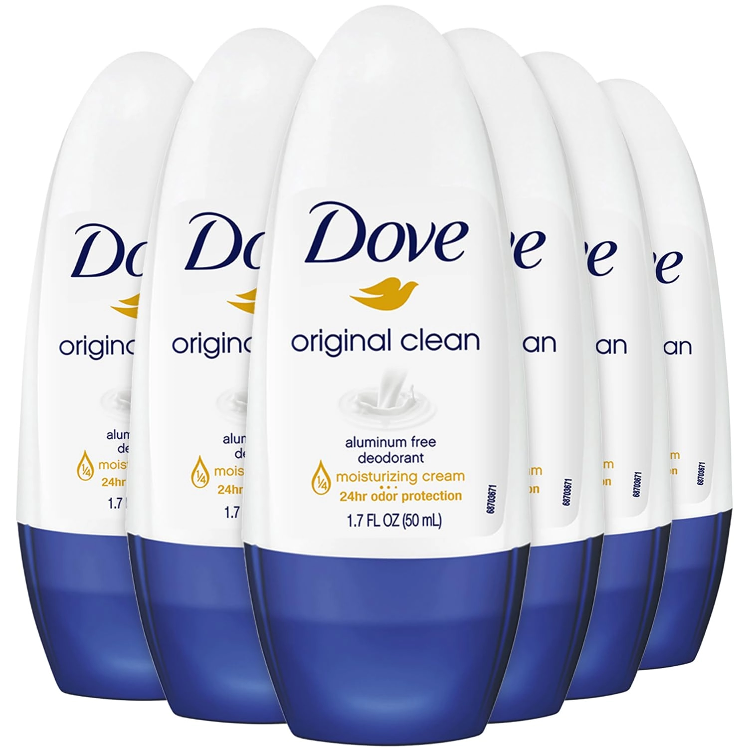 Dove Sensitive Antiperspirant Deodorant Roll-On - No perfume 50 milliliter