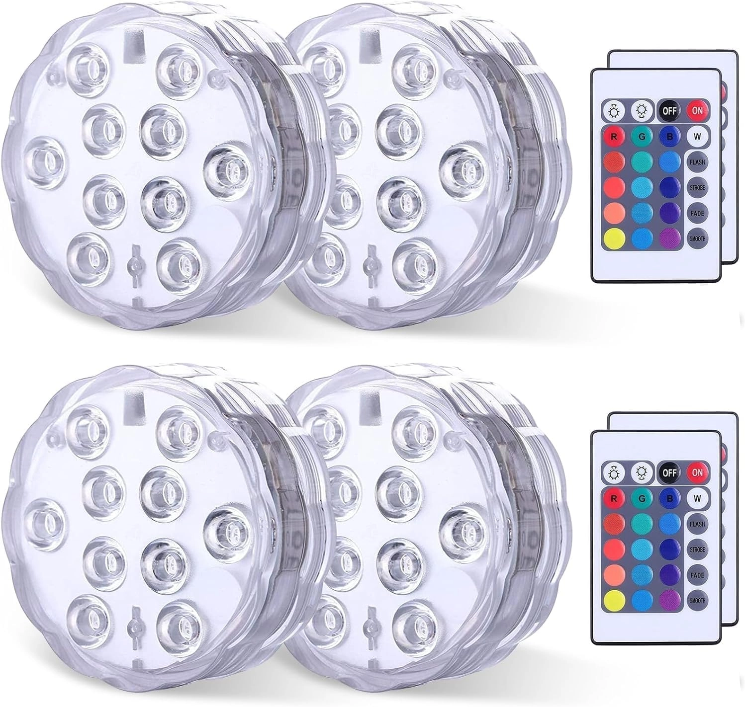 Aputue Submersible Led Lights Pack