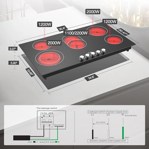 Electric Cooktop Electric hob