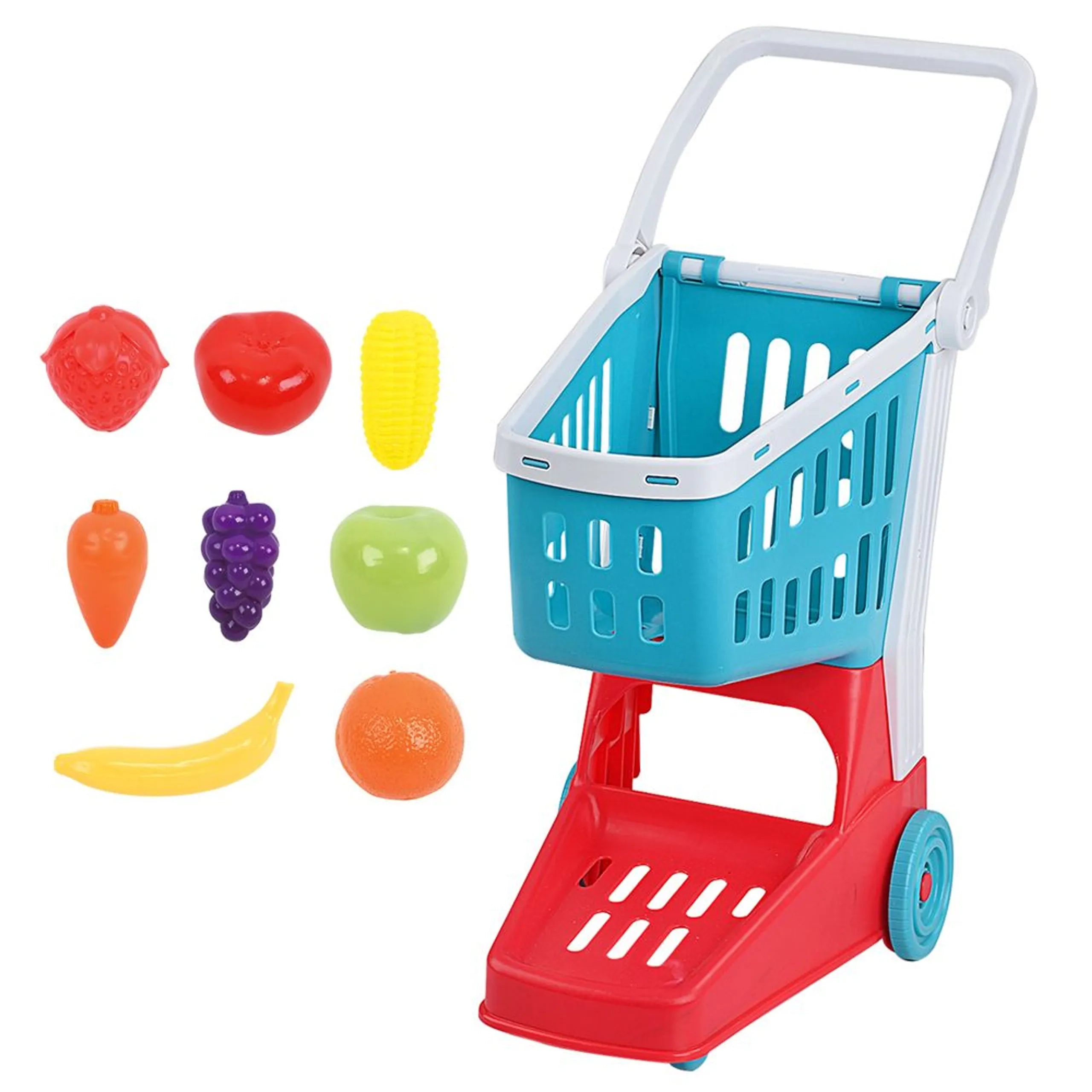 Supermarket Push Trolley - 9 Pcs