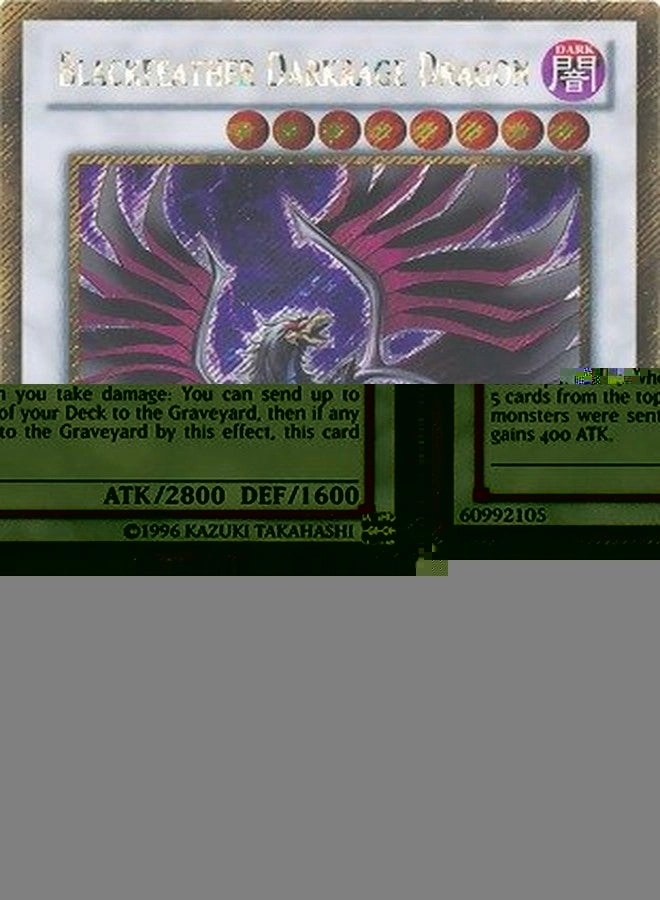 Yu-Gi-Oh! Blackfeather Darkrage Dragon PGLD-EN017