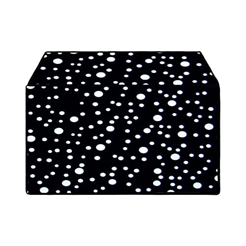 Microwave Oven Top Cover - 28L PVC Black Dot