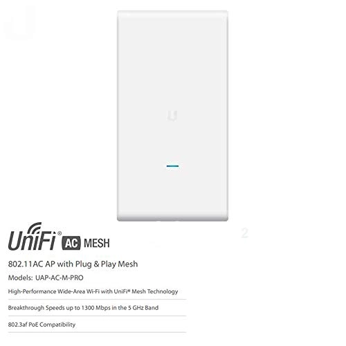 UAP-AC-M-PRO-US - 1.75 Gbps 802.11ac 3x3 MIMO