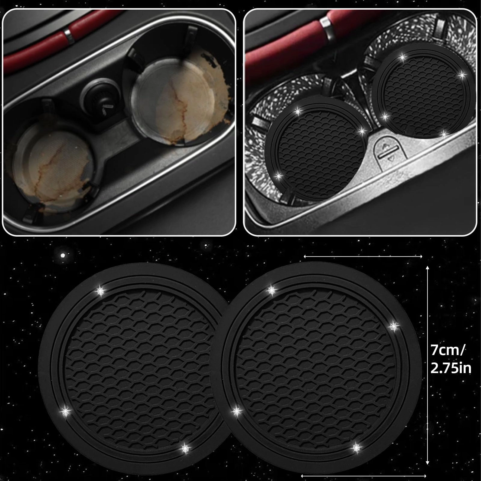 Bling Car Accessories Set