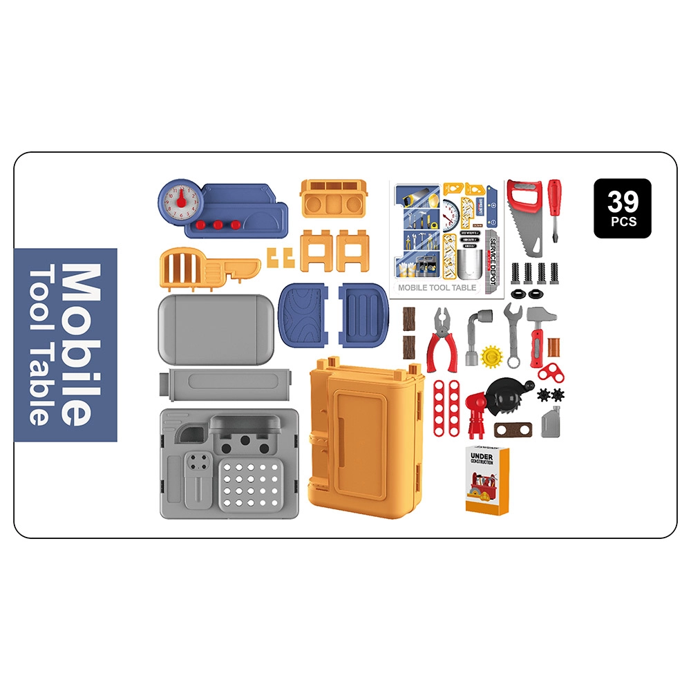 4-in-1 Tool Trolley Case - 39 pcs (BTG-BTG024638)