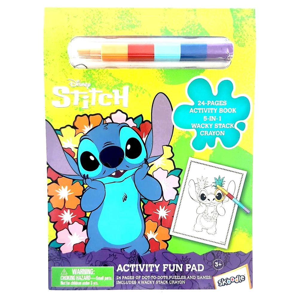 SKOODLES Stitch Activity Fun Pad - 3+ years