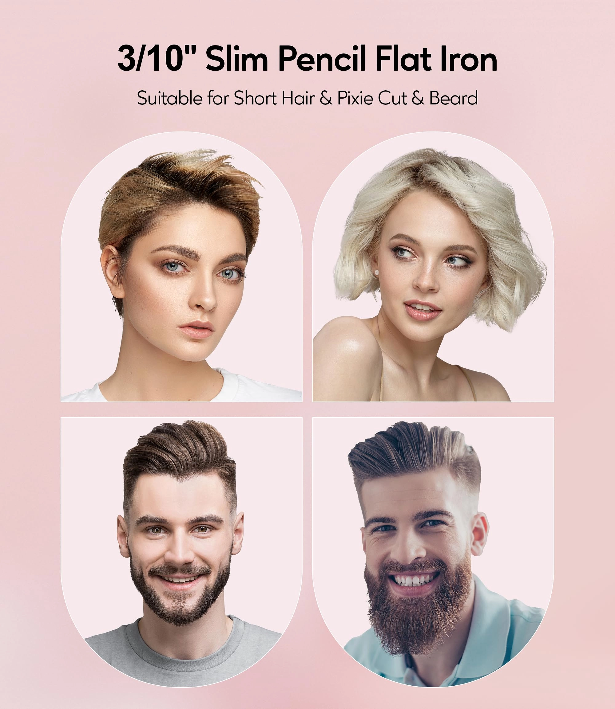 Pencil Flat Iron - 3/10 Inch