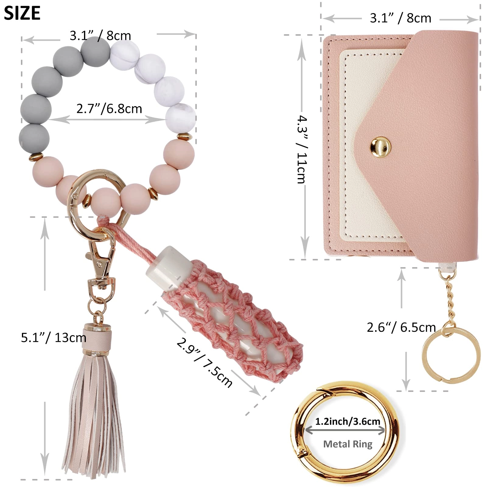 Silicone Key Ring Bracelet - Car