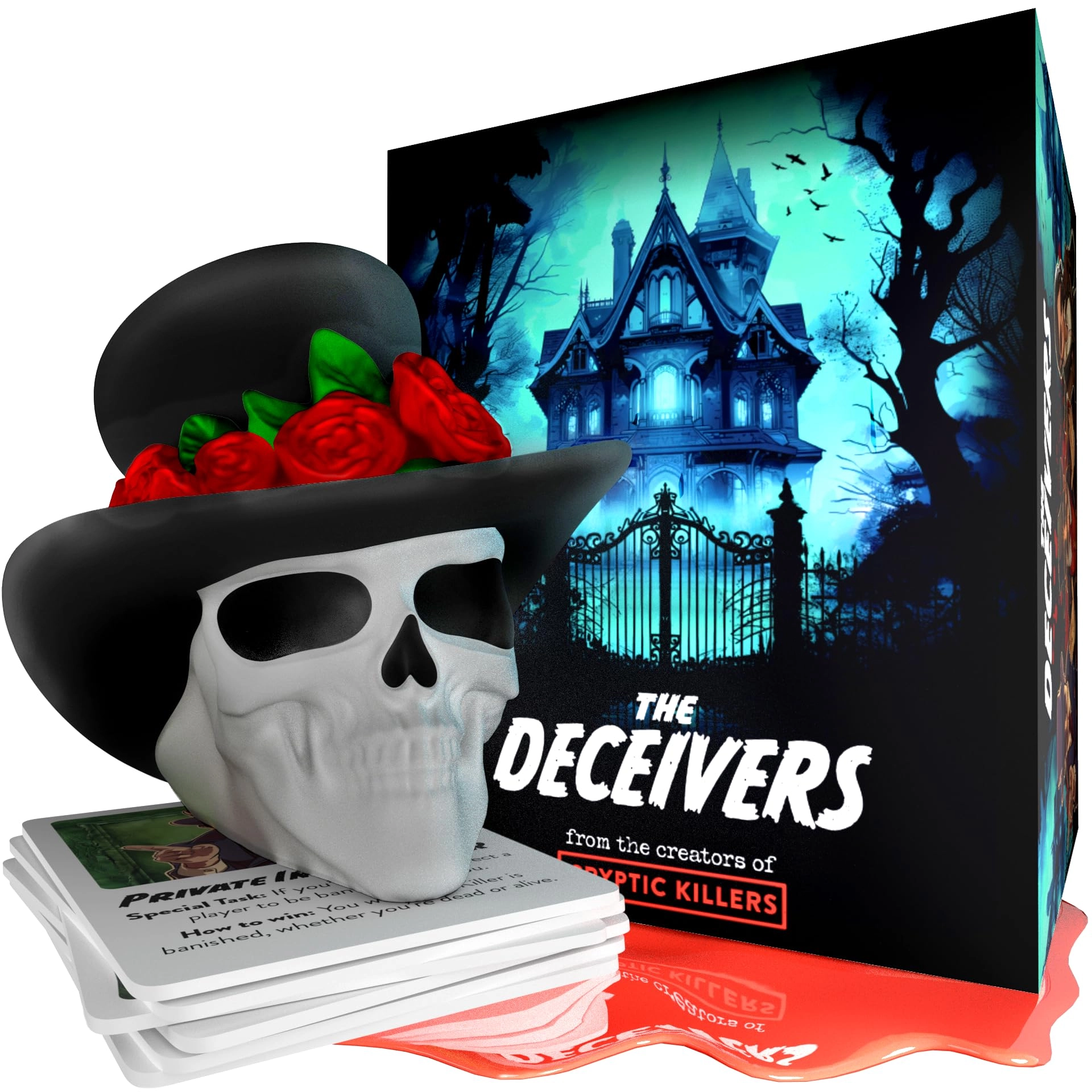 Cryptic Killers The Deceivers - Murder Mystery Party Game