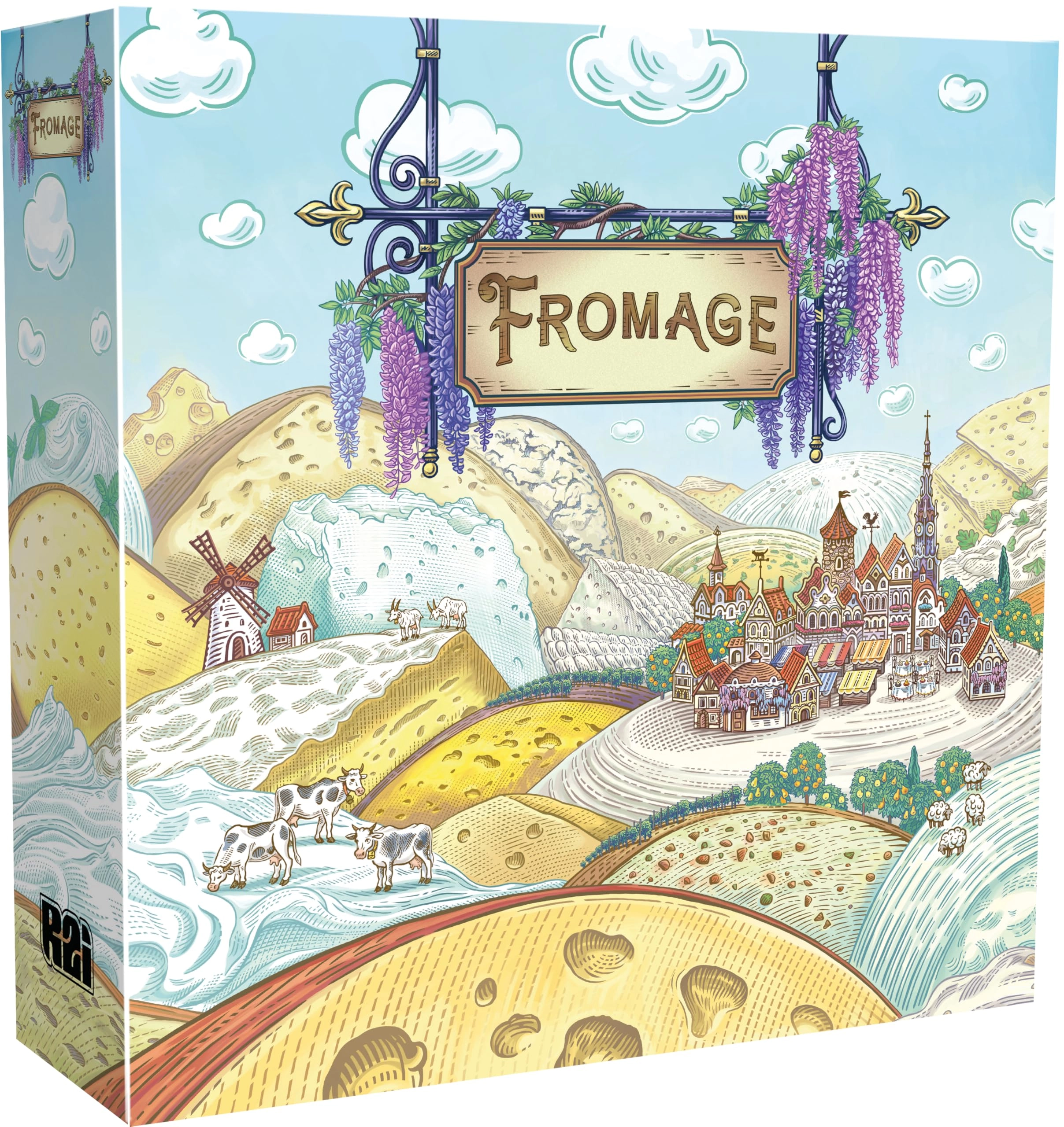 Asmodee Cheese - Road to Infamy - Worker Placement (French)