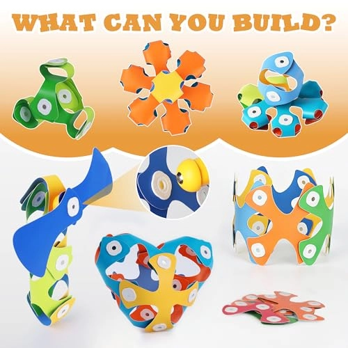 Flexible Magnetic Building Set - 16 pcs