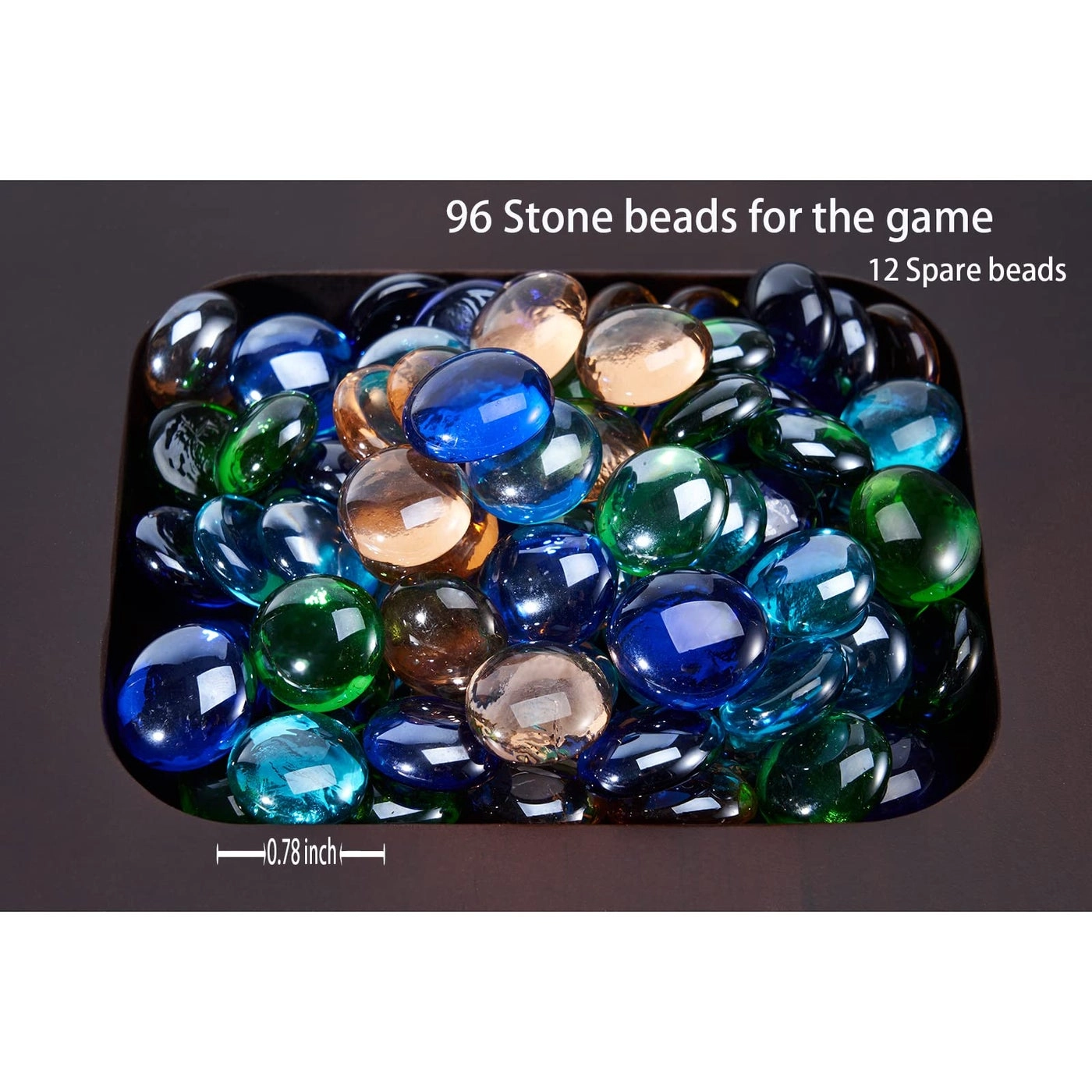 Mancala - 4 Player Folding Solid Wood