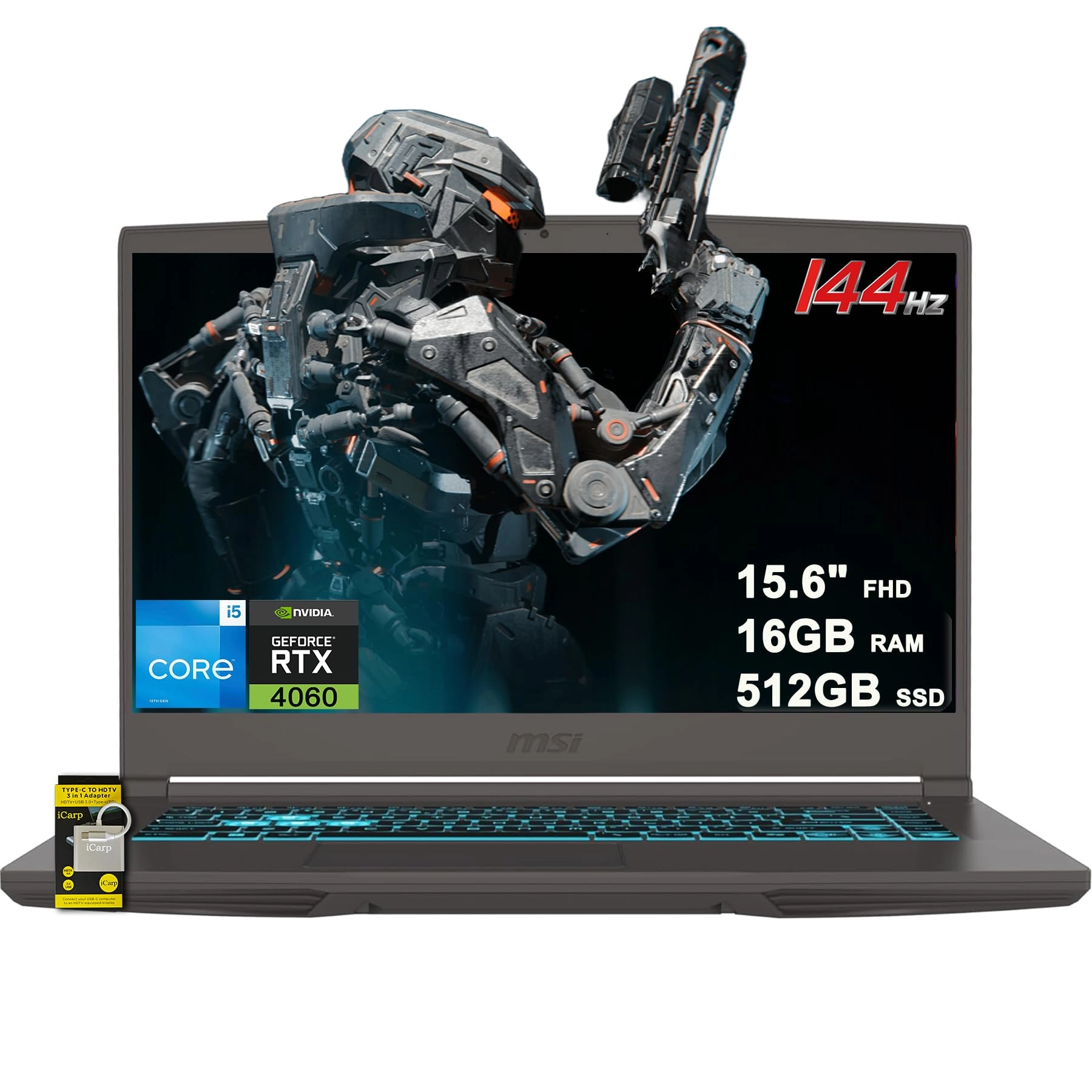 MSI Thin 15 - 15.6'' i5-13420H 16GB 512GB SSD