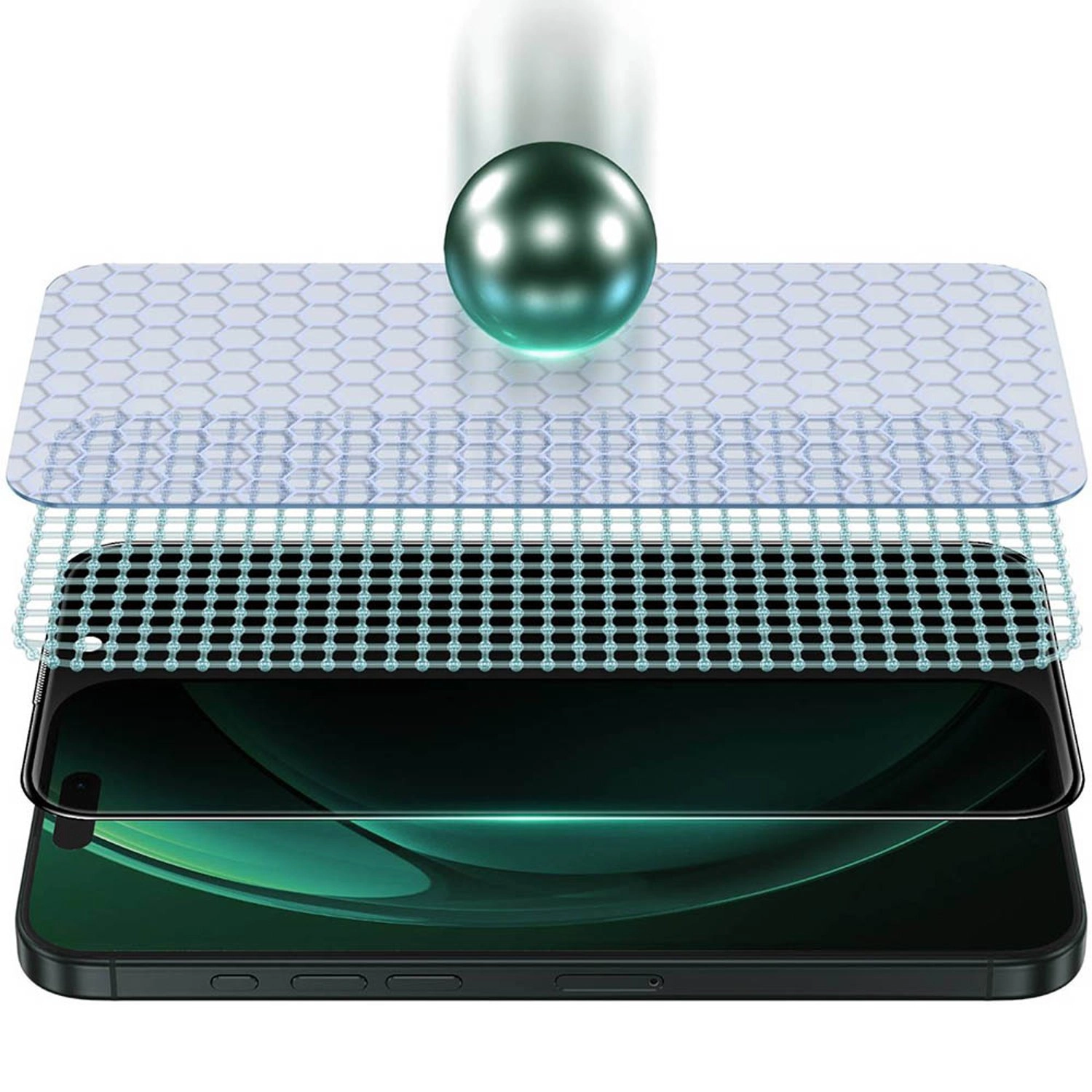 Privacy Glass Screen Protector for iPhone 16 Pro Max