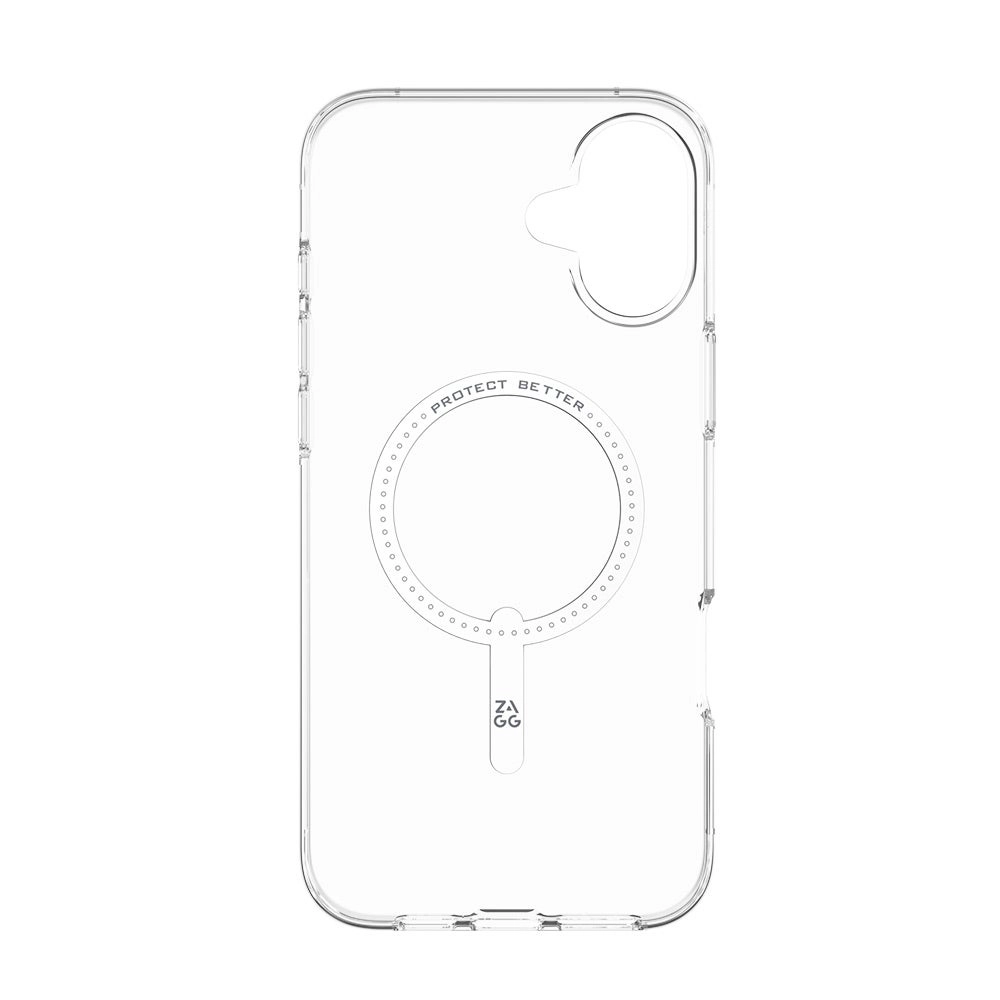ZAGG CrystlPal Lite Snap Clear Case with MagSafe for iPhone 16 Plus