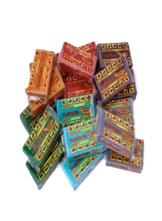 Plastilina - Non-Drying Modelling Clay 50g 18pcs.