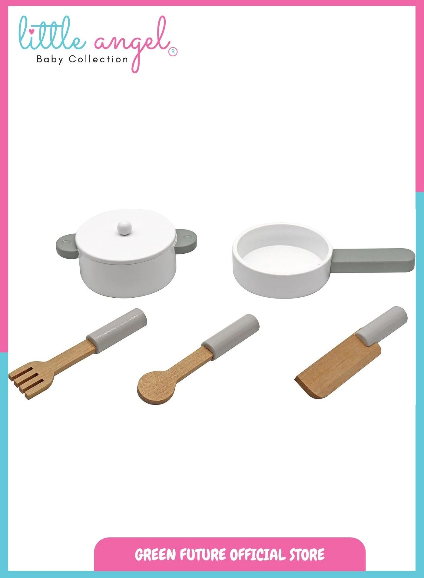 Kids Wooden Play Kitchen