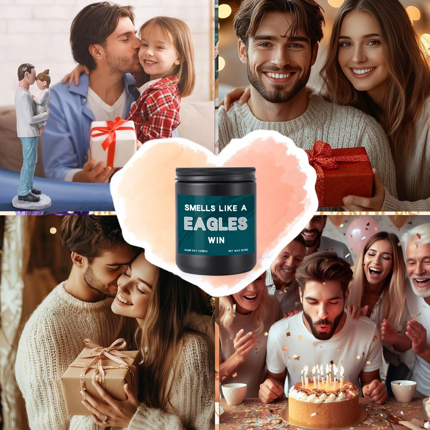 Smells Like A Eagles Win Scented Candle - 1