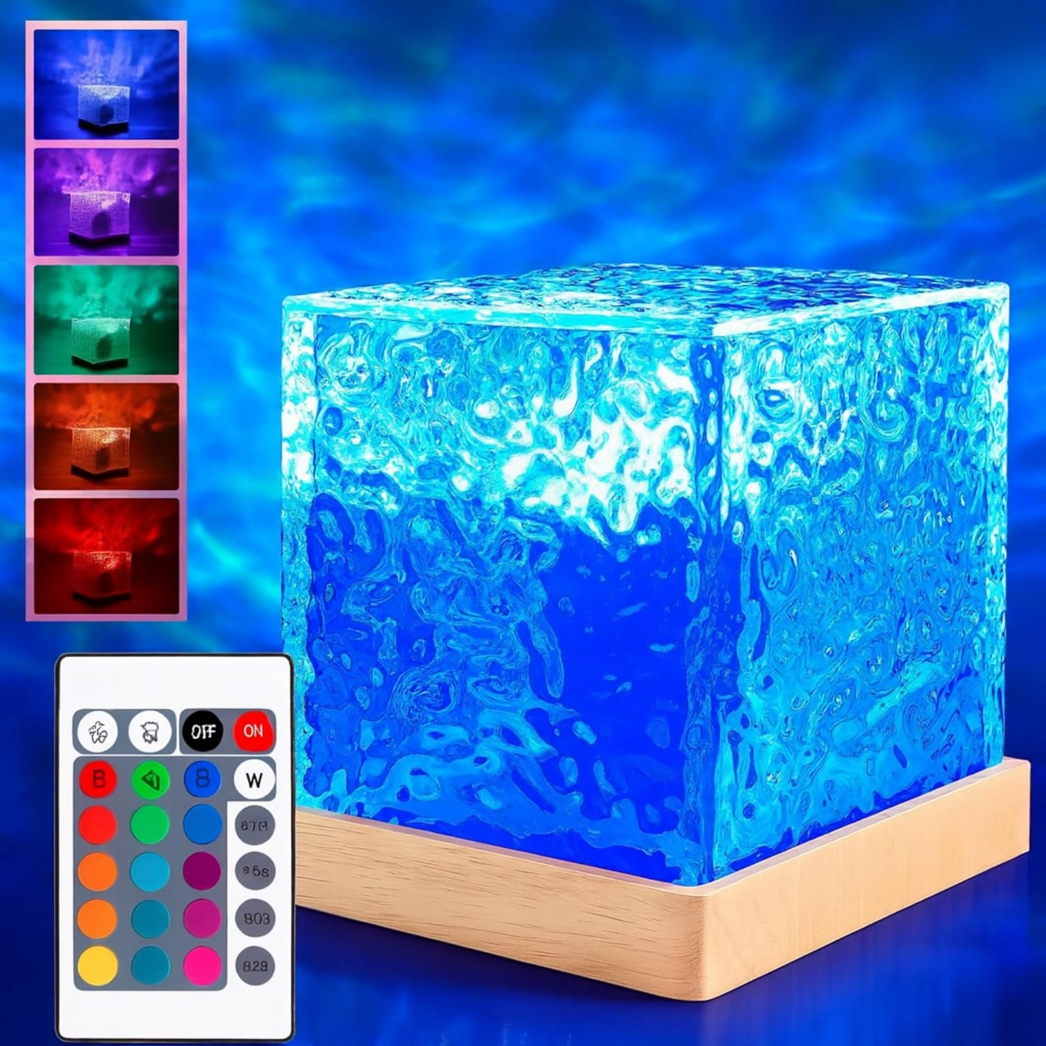 Toy Imagine Ocean Wave Night Light - USB Charging Cable Multicolor