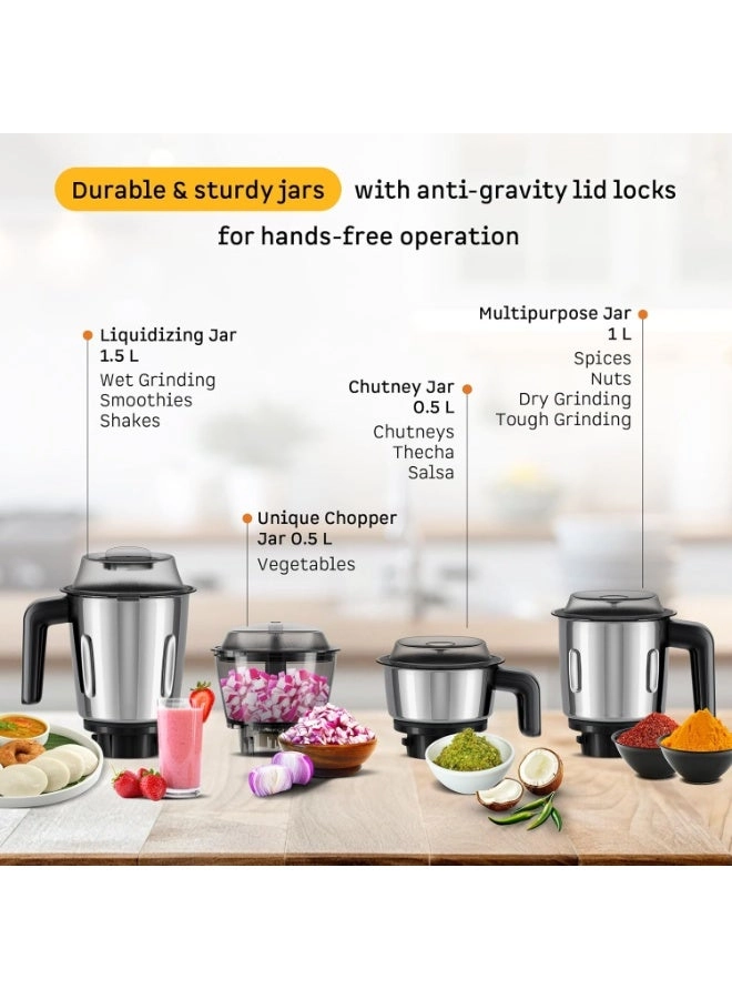 Yulia Mixer Grinder - 1.5 L 750 W