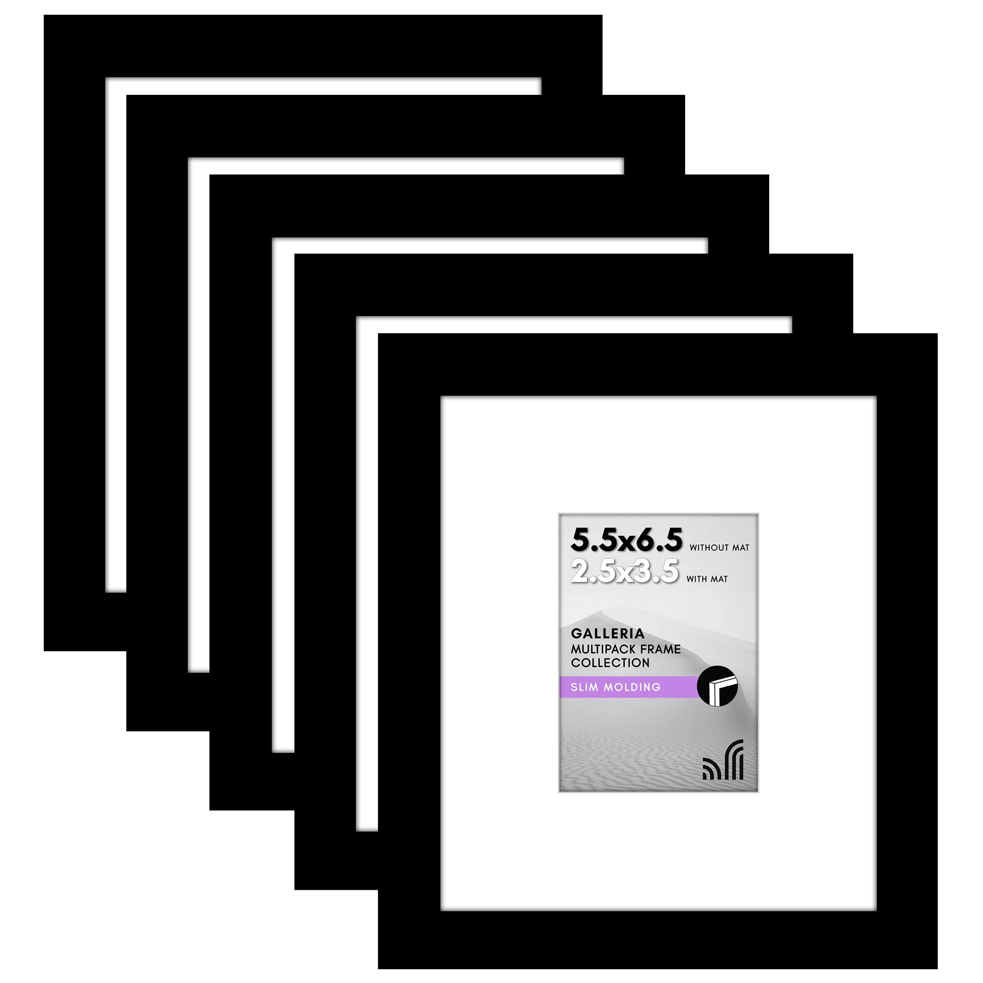 Americanflat 5.5x6.5 Picture Frame - Set of 5