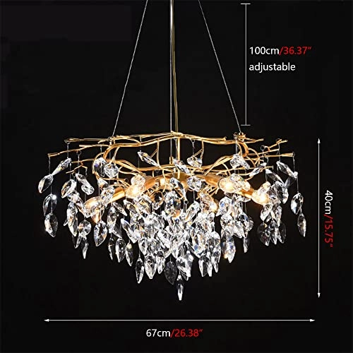 Crystal Chandelier - 100cm adjustable