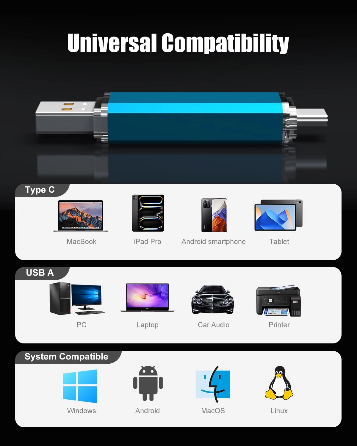 USB Stick - USB 3.0 Type C 128GB