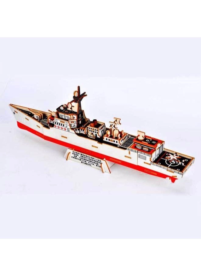 JG052D Destroyer - Three-dimensional Laser Cutting Wooden