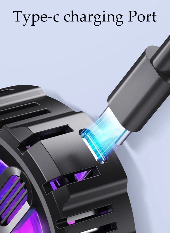 Semi-Conductor Cooling Chip Phone Cooling Fan - Magnetic RGB For iPhone & Android