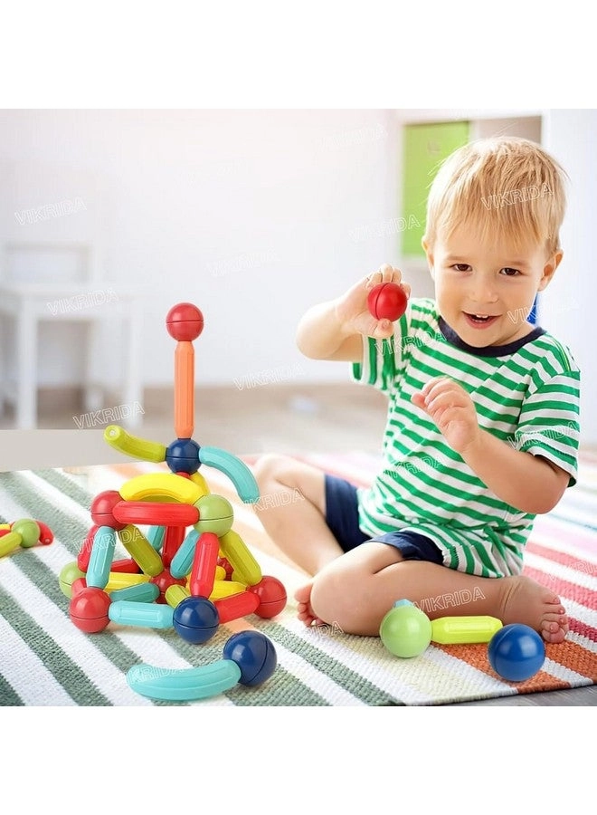 Magnetic Sticks - Construction 52 pcs