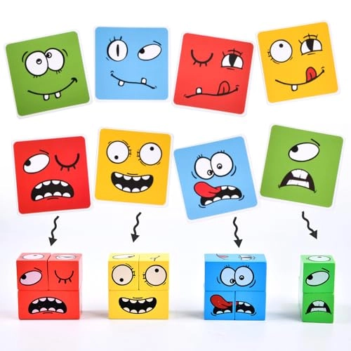 Face Changing Magic Cube - 3 years and up 1 pieces