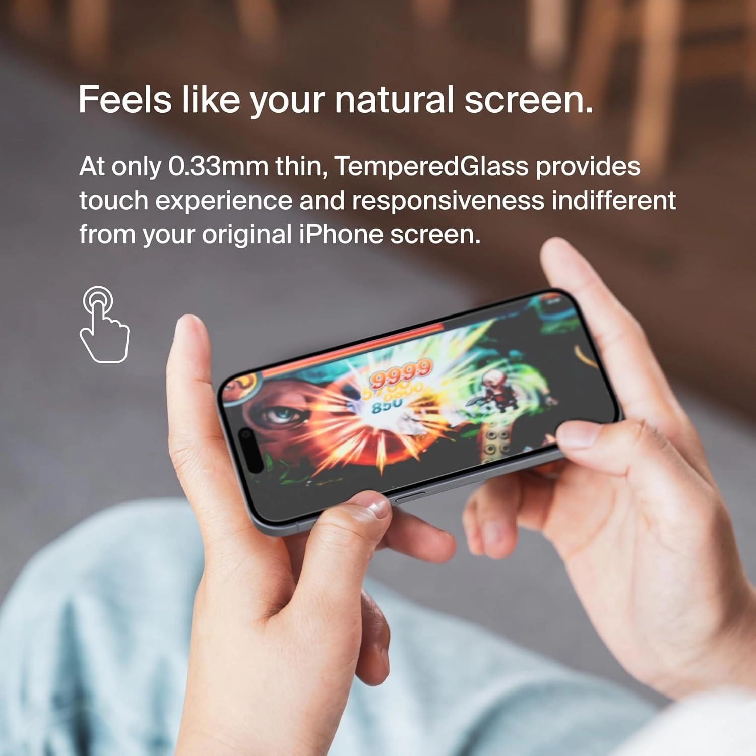 Privacy Tempered Glass Screen Protector for iPhone 15 Pro