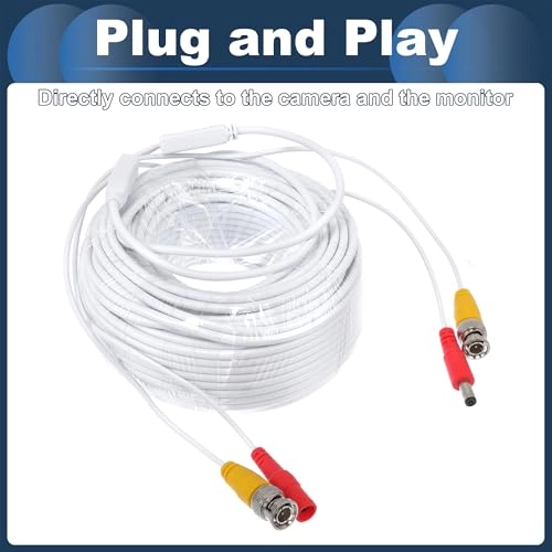 Reverse Rear View Parking Camera Video Cable - BNC+DC