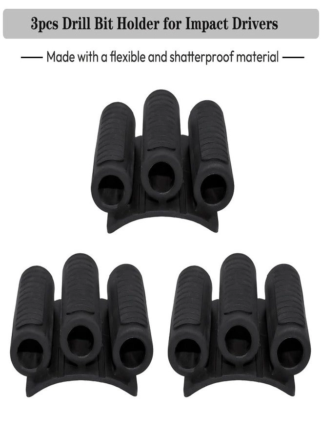 Drill Bit Holders - 3pcs Universal Fit