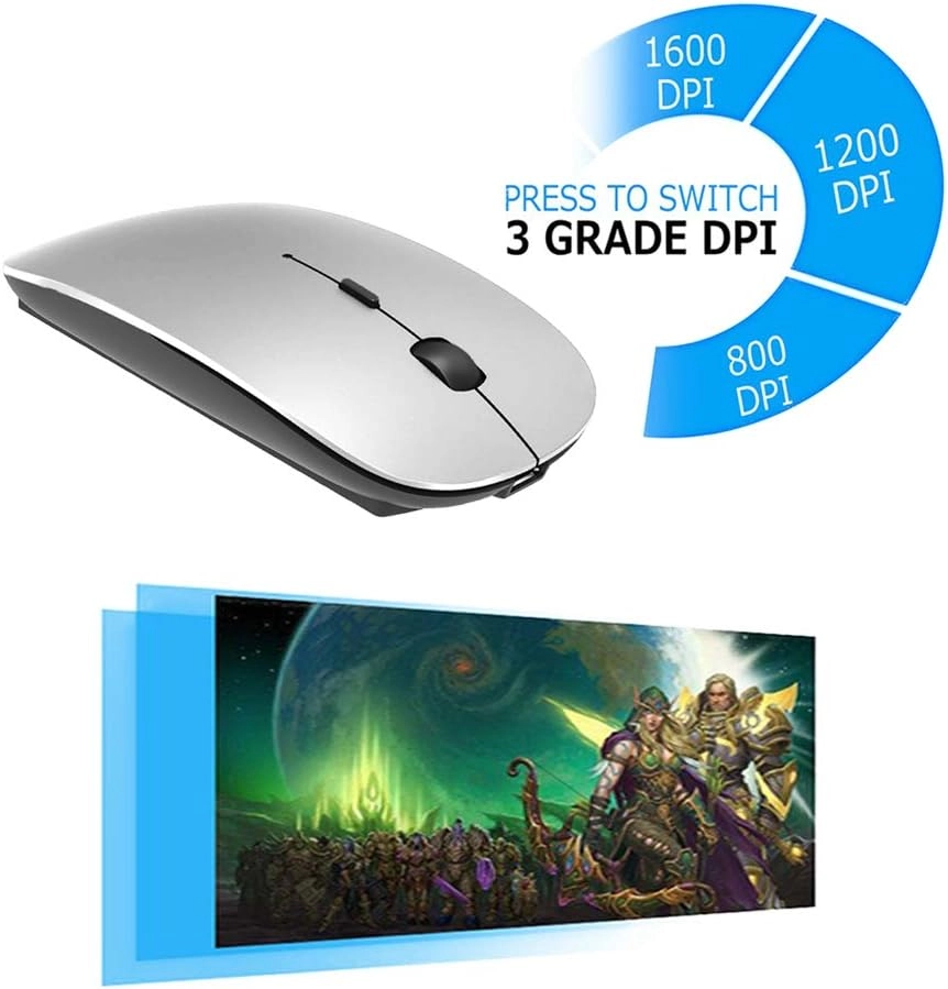 LED Rechargeable Mouse - Bluetooth