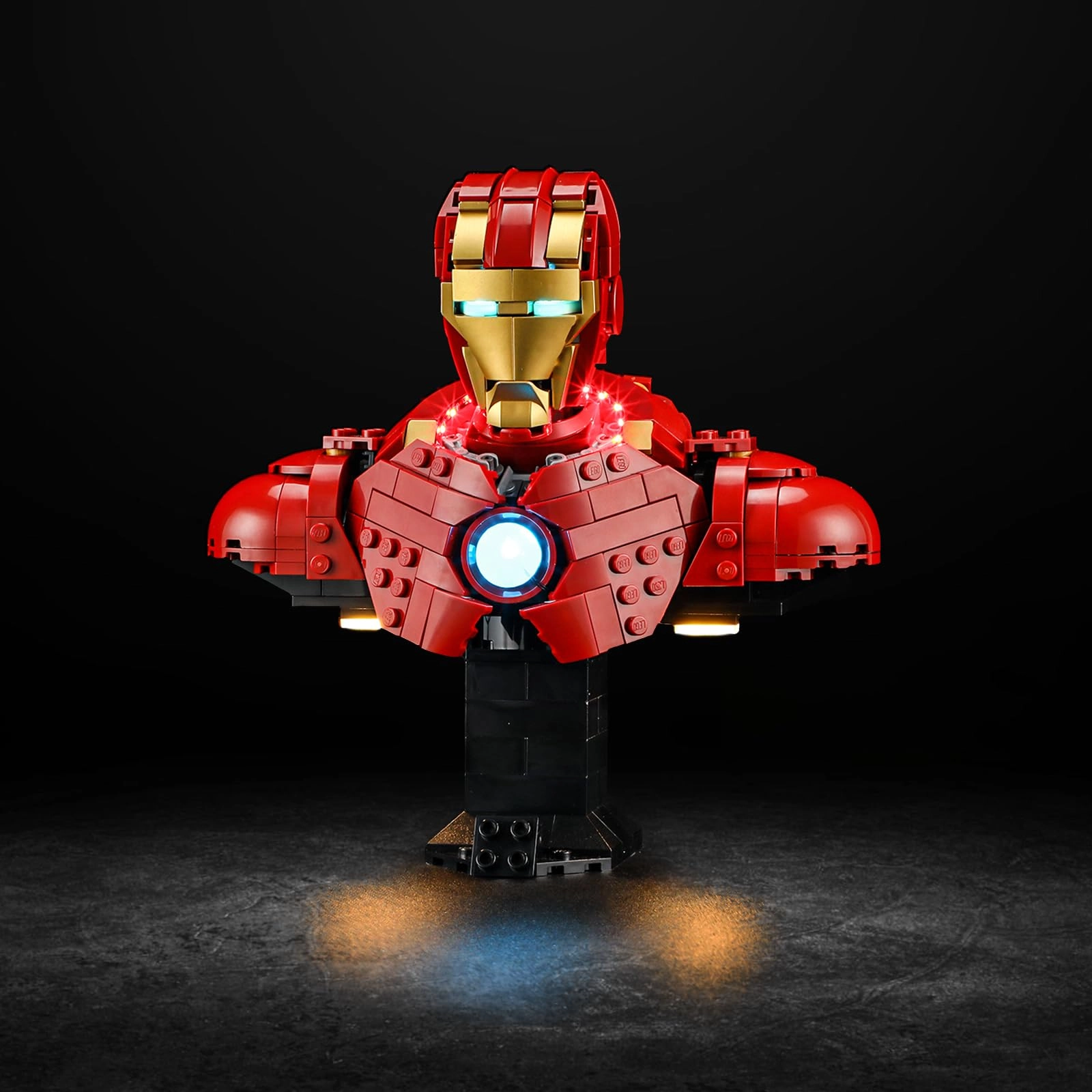 Vaodest Led Light for LEGO Iron Man MK4 Bust 76327