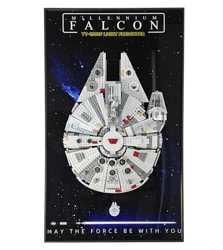Wall Display Frame for Star Wars Millennium Falcon 75257