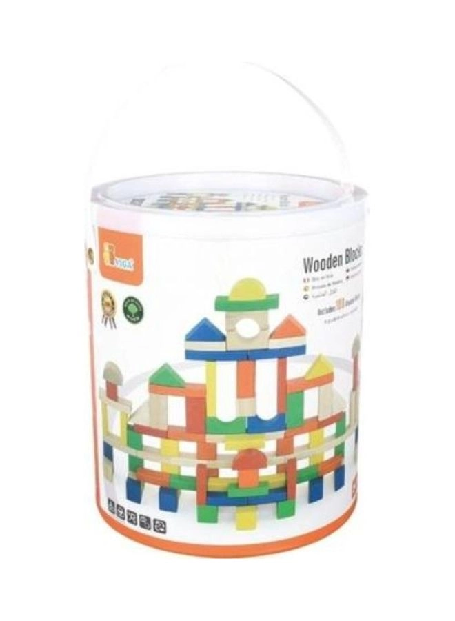 Wooden Blocks - 100pcs