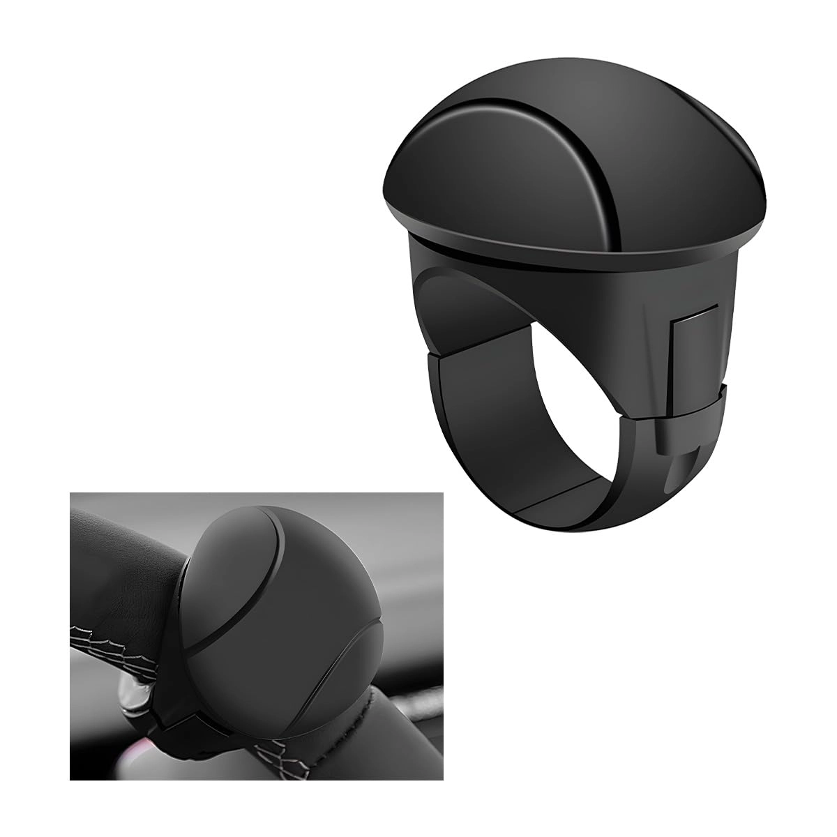 povtii Steering Wheel Spinner Knob - 360 Degrees Rotation Non-Slip Universal Fit