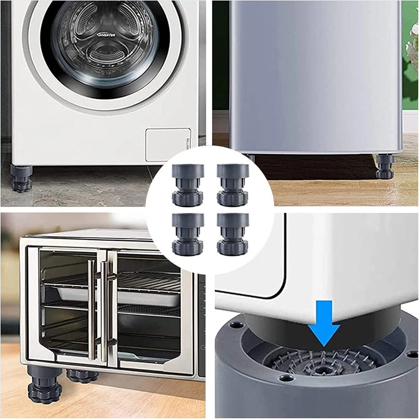 Washing Machine Support - Adjustable Height Anti Vibration
