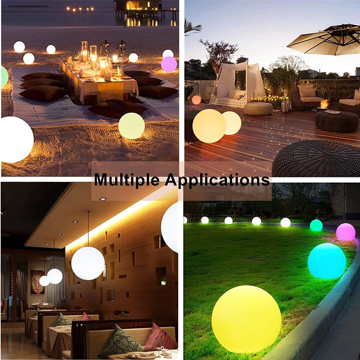 LED Ball Light - Night Light Multicolor