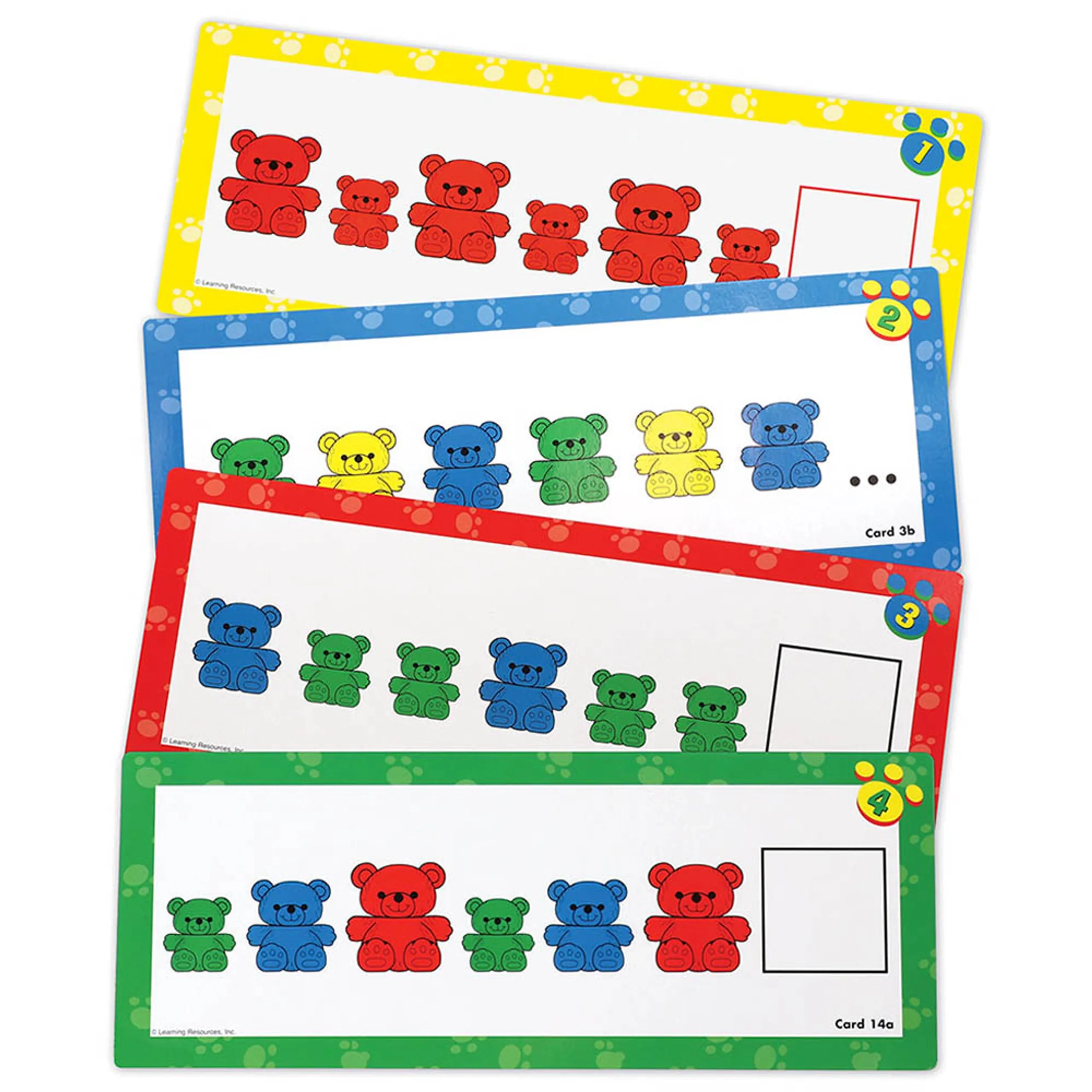 Compare Bears Pattern Cards - 3+ Years 16 piece(s)